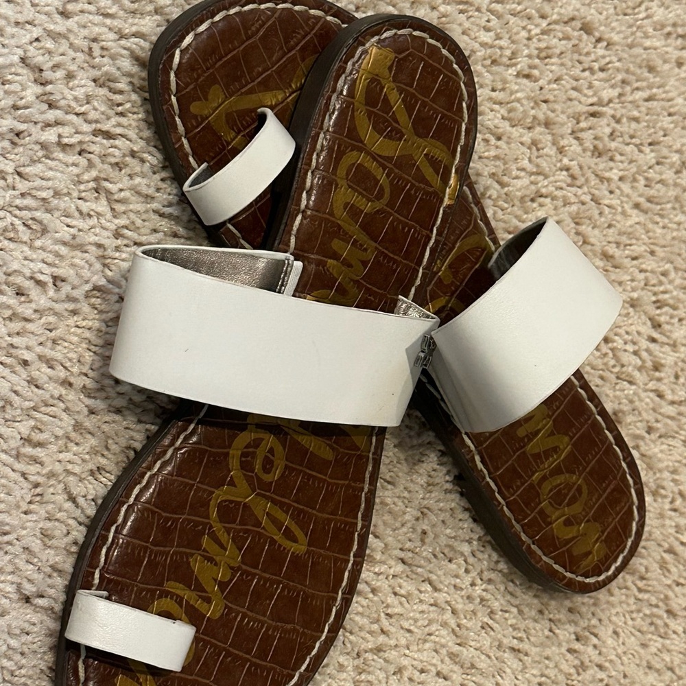 Sam Edelman White Sandals